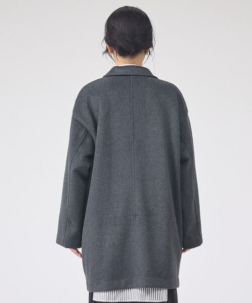 Rouge vif la cle / ルージュ・ヴィフ ラクレ アウター | 【一部店舗限定】ニットビーバーコート/ダブルブレストコート | 詳細13