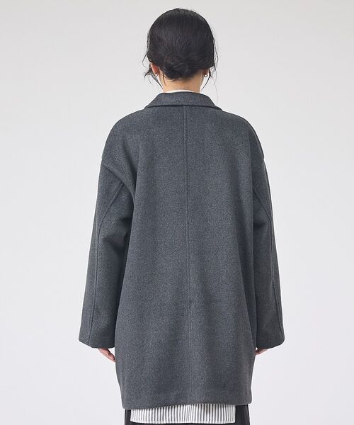 Rouge vif la cle / ルージュ・ヴィフ ラクレ アウター | 【一部店舗限定】ニットビーバーコート/ダブルブレストコート | 詳細13