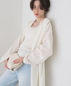 Rouge vif la cle / ルージュ・ヴィフ ラクレ シャツ・ブラウス | 【セットアップ対応】リネンロングトッパー/シャツ/カーディガン/羽織【予約】