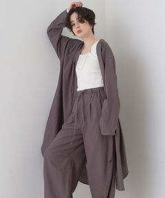 Rouge vif la cle / ルージュ・ヴィフ ラクレ シャツ・ブラウス | 【セットアップ対応】リネンロングトッパー/シャツ/カーディガン/羽織【予約】