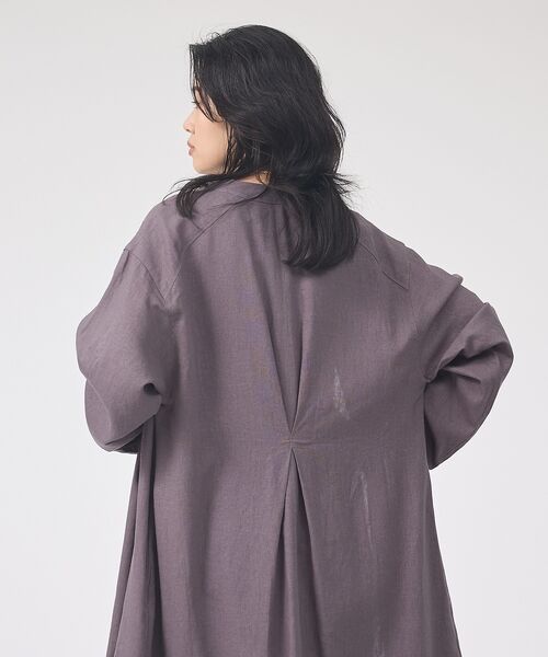 Rouge vif la cle / ルージュ・ヴィフ ラクレ シャツ・ブラウス | 【セットアップ対応】リネンロングトッパー/シャツ/カーディガン/羽織【予約】 | 詳細30