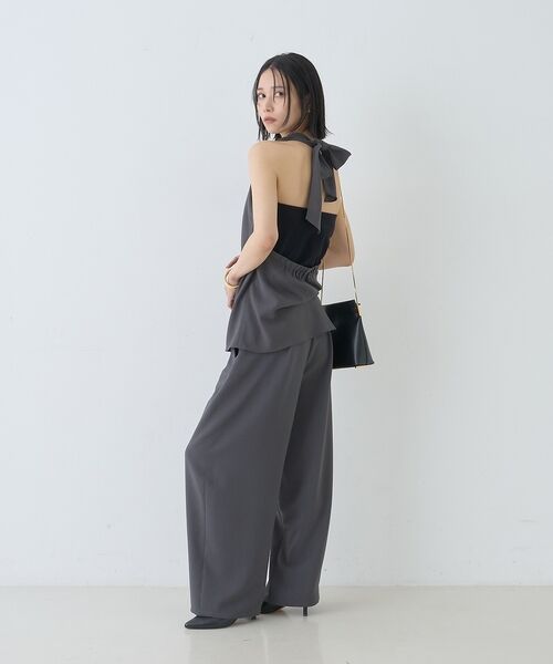 Rouge vif la cle / ルージュ・ヴィフ ラクレ シャツ・ブラウス | 【セットアップ対応】ホルダーネックブラウス【予約】 | 詳細12