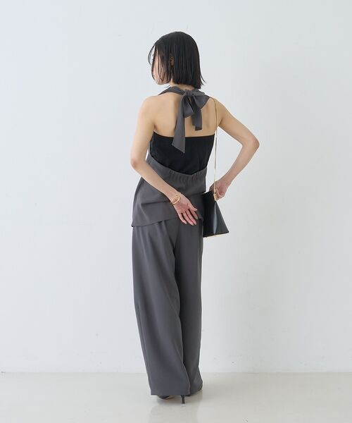 Rouge vif la cle / ルージュ・ヴィフ ラクレ シャツ・ブラウス | 【セットアップ対応】ホルダーネックブラウス【予約】 | 詳細13