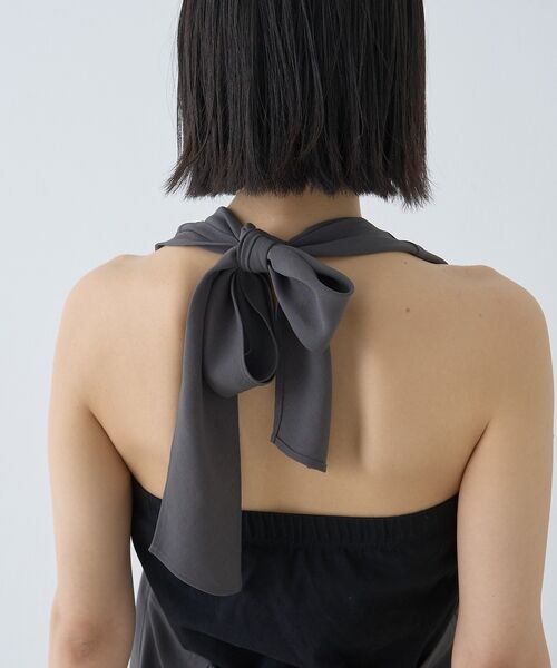 Rouge vif la cle / ルージュ・ヴィフ ラクレ シャツ・ブラウス | 【セットアップ対応】ホルダーネックブラウス【予約】 | 詳細17