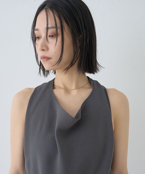 Rouge vif la cle / ルージュ・ヴィフ ラクレ シャツ・ブラウス | 【セットアップ対応】ホルダーネックブラウス【予約】 | 詳細19