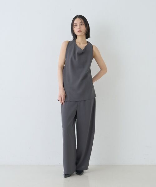 Rouge vif la cle / ルージュ・ヴィフ ラクレ シャツ・ブラウス | 【セットアップ対応】ホルダーネックブラウス【予約】 | 詳細8