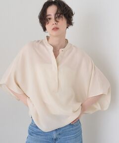 Rouge vif la cle / ルージュ・ヴィフ ラクレ シャツ・ブラウス | 【セットアップ対応】キュプラフィブリルドレープスキッパーブラウス【予約】