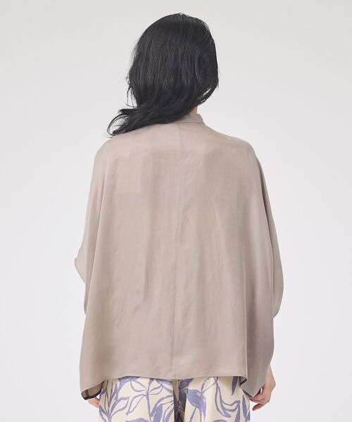 Rouge vif la cle / ルージュ・ヴィフ ラクレ シャツ・ブラウス | 【セットアップ対応】キュプラフィブリルドレープスキッパーブラウス【予約】 | 詳細20