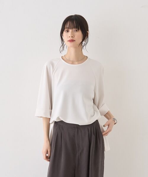 Rouge vif la cle / ルージュ・ヴィフ ラクレ シャツ・ブラウス | ダンボールゆったりブラウス/カットソー/半袖【予約】 | 詳細1