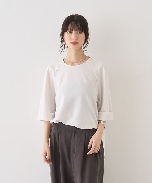 Rouge vif la cle / ルージュ・ヴィフ ラクレ シャツ・ブラウス | ダンボールゆったりブラウス/カットソー/半袖【予約】 | 詳細3