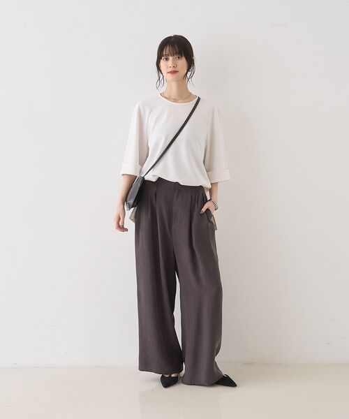 Rouge vif la cle / ルージュ・ヴィフ ラクレ シャツ・ブラウス | ダンボールゆったりブラウス/カットソー/半袖【予約】 | 詳細6