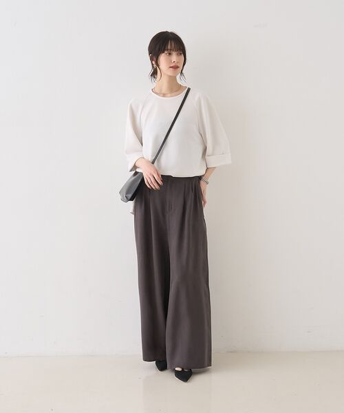 Rouge vif la cle / ルージュ・ヴィフ ラクレ シャツ・ブラウス | ダンボールゆったりブラウス/カットソー/半袖【予約】 | 詳細7