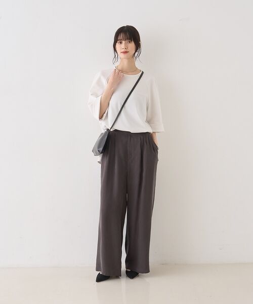 Rouge vif la cle / ルージュ・ヴィフ ラクレ シャツ・ブラウス | ダンボールゆったりブラウス/カットソー/半袖【予約】 | 詳細8