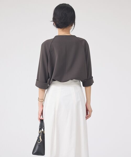 Rouge vif la cle / ルージュ・ヴィフ ラクレ シャツ・ブラウス | ダンボールゆったりブラウス/カットソー/半袖【予約】 | 詳細20