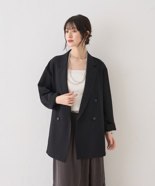 Rouge vif la cle / ルージュ・ヴィフ ラクレ キャミソール・チューブトップ | テンセルコットン総針スクエアネックニットタンク【予約】 | 詳細7