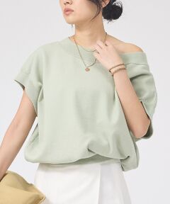 Rouge vif la cle / ルージュ・ヴィフ ラクレ ニット・セーター | スレッド編裏毛風ニットプルオーバー【予約】