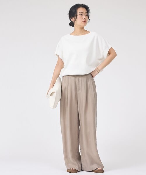 Rouge vif la cle / ルージュ・ヴィフ ラクレ ニット・セーター | スレッド編裏毛風ニットプルオーバー【予約】 | 詳細15