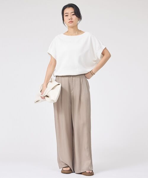 Rouge vif la cle / ルージュ・ヴィフ ラクレ ニット・セーター | スレッド編裏毛風ニットプルオーバー【予約】 | 詳細16