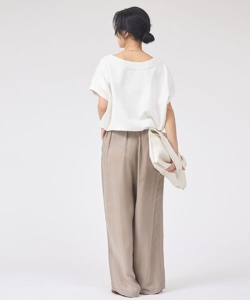 Rouge vif la cle / ルージュ・ヴィフ ラクレ ニット・セーター | スレッド編裏毛風ニットプルオーバー【予約】 | 詳細18