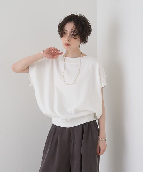 Rouge vif la cle / ルージュ・ヴィフ ラクレ ニット・セーター | スレッド編裏毛風ニットプルオーバー【予約】 | 詳細2