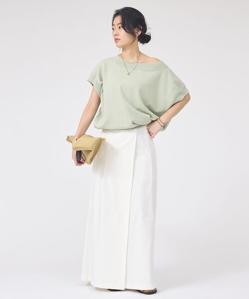 Rouge vif la cle / ルージュ・ヴィフ ラクレ ニット・セーター | スレッド編裏毛風ニットプルオーバー【予約】 | 詳細23