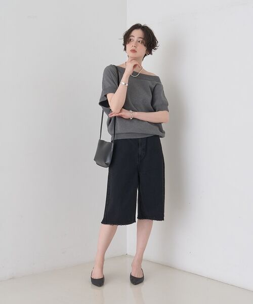 Rouge vif la cle / ルージュ・ヴィフ ラクレ ニット・セーター | スレッド編裏毛風ニットプルオーバー【予約】 | 詳細29