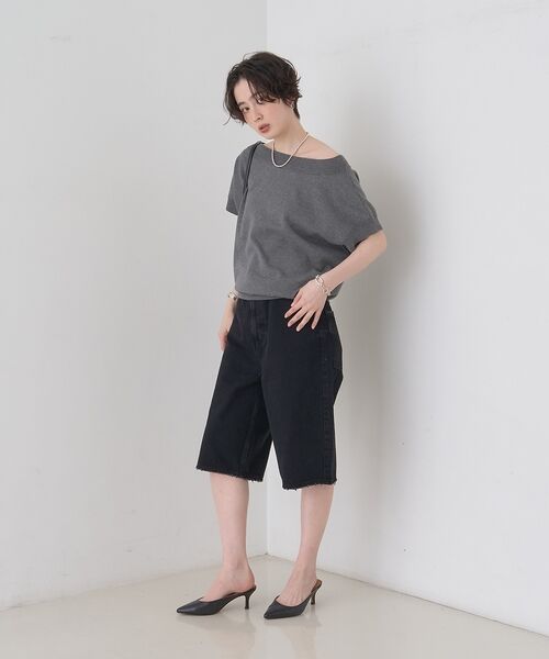 Rouge vif la cle / ルージュ・ヴィフ ラクレ ニット・セーター | スレッド編裏毛風ニットプルオーバー【予約】 | 詳細30