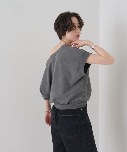 Rouge vif la cle / ルージュ・ヴィフ ラクレ ニット・セーター | スレッド編裏毛風ニットプルオーバー【予約】 | 詳細23