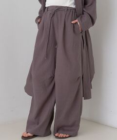 Rouge vif la cle / ルージュ・ヴィフ ラクレ パンツ | 【セットアップ対応】リネンタックイージーパンツ【予約】