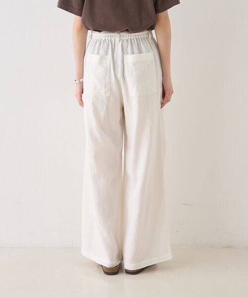 Rouge vif la cle / ルージュ・ヴィフ ラクレ パンツ | 【セットアップ対応】リネンタックイージーパンツ【予約】 | 詳細14