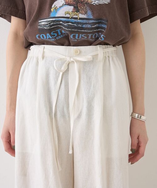 Rouge vif la cle / ルージュ・ヴィフ ラクレ パンツ | 【セットアップ対応】リネンタックイージーパンツ【予約】 | 詳細16