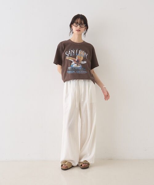 Rouge vif la cle / ルージュ・ヴィフ ラクレ パンツ | 【セットアップ対応】リネンタックイージーパンツ【予約】 | 詳細6