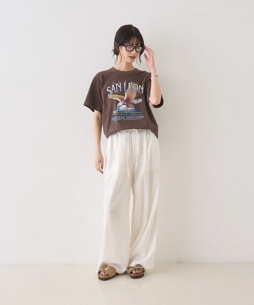 Rouge vif la cle / ルージュ・ヴィフ ラクレ パンツ | 【セットアップ対応】リネンタックイージーパンツ【予約】 | 詳細7