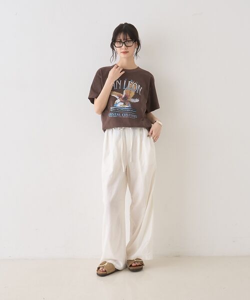 Rouge vif la cle / ルージュ・ヴィフ ラクレ パンツ | 【セットアップ対応】リネンタックイージーパンツ【予約】 | 詳細8