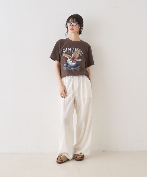 Rouge vif la cle / ルージュ・ヴィフ ラクレ パンツ | 【セットアップ対応】リネンタックイージーパンツ【予約】 | 詳細9