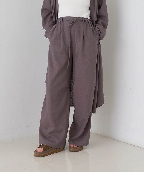 Rouge vif la cle / ルージュ・ヴィフ ラクレ パンツ | 【セットアップ対応】リネンタックイージーパンツ【予約】 | 詳細19