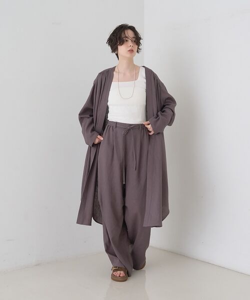 Rouge vif la cle / ルージュ・ヴィフ ラクレ パンツ | 【セットアップ対応】リネンタックイージーパンツ【予約】 | 詳細29