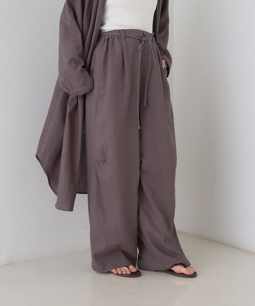 Rouge vif la cle / ルージュ・ヴィフ ラクレ パンツ | 【セットアップ対応】リネンタックイージーパンツ【予約】 | 詳細23