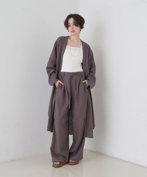 Rouge vif la cle / ルージュ・ヴィフ ラクレ パンツ | 【セットアップ対応】リネンタックイージーパンツ【予約】 | 詳細27