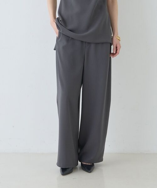 Rouge vif la cle / ルージュ・ヴィフ ラクレ パンツ | 【セットアップ対応】脇シームレスワイドカーブパンツ【予約】 | 詳細1