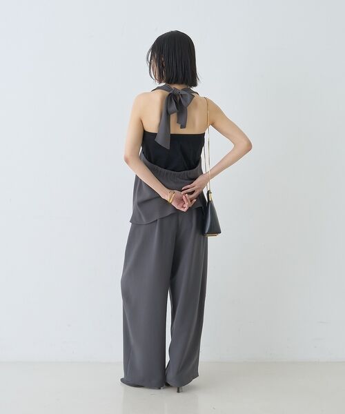 Rouge vif la cle / ルージュ・ヴィフ ラクレ パンツ | 【セットアップ対応】脇シームレスワイドカーブパンツ【予約】 | 詳細13