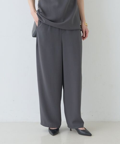 Rouge vif la cle / ルージュ・ヴィフ ラクレ パンツ | 【セットアップ対応】脇シームレスワイドカーブパンツ【予約】 | 詳細2