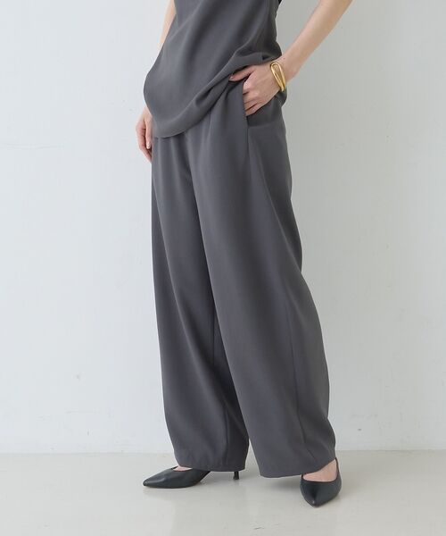 Rouge vif la cle / ルージュ・ヴィフ ラクレ パンツ | 【セットアップ対応】脇シームレスワイドカーブパンツ【予約】 | 詳細4