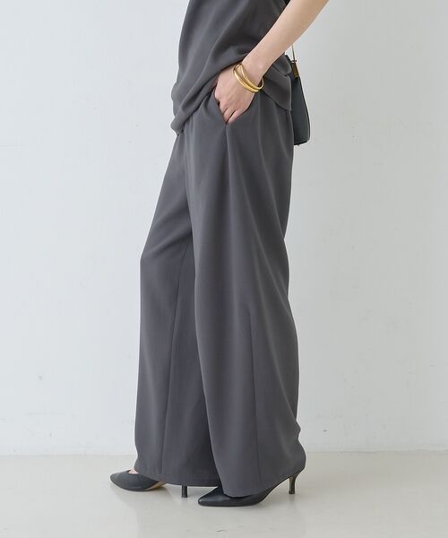 Rouge vif la cle / ルージュ・ヴィフ ラクレ パンツ | 【セットアップ対応】脇シームレスワイドカーブパンツ【予約】 | 詳細5