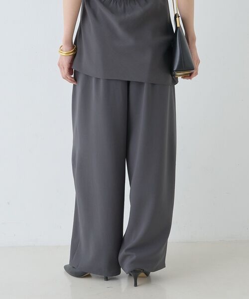 Rouge vif la cle / ルージュ・ヴィフ ラクレ パンツ | 【セットアップ対応】脇シームレスワイドカーブパンツ【予約】 | 詳細7