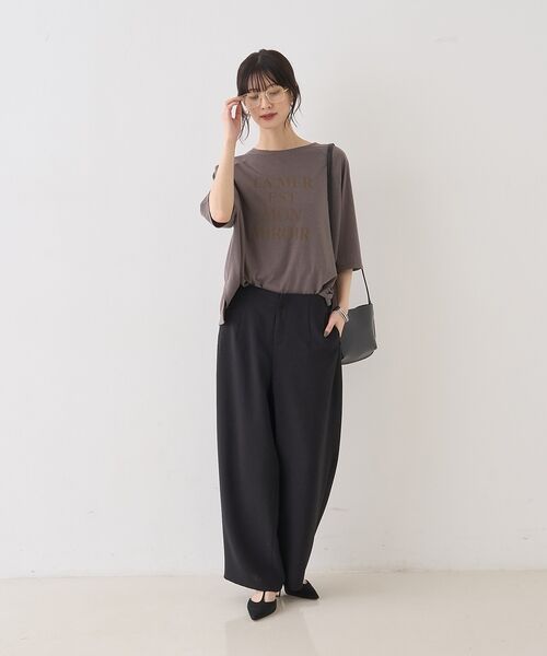 Rouge vif la cle / ルージュ・ヴィフ ラクレ パンツ | 【セットアップ対応】脇シームレスワイドカーブパンツ【予約】 | 詳細26