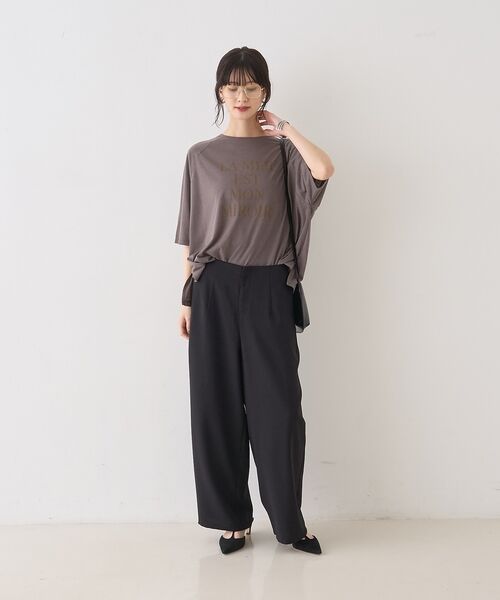 Rouge vif la cle / ルージュ・ヴィフ ラクレ パンツ | 【セットアップ対応】脇シームレスワイドカーブパンツ【予約】 | 詳細27