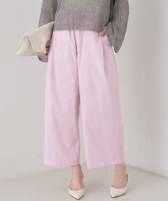 Rouge vif la cle / ルージュ・ヴィフ ラクレ ショート・ハーフ・半端丈パンツ | 【ロングセラー】【2026SS新色登場】イージーワイドパンツ/ウエストゴム/クロ