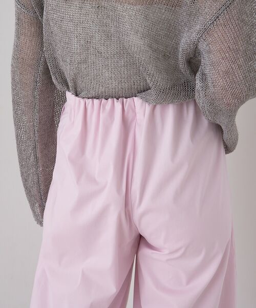 Rouge vif la cle / ルージュ・ヴィフ ラクレ ショート・ハーフ・半端丈パンツ | 【ロングセラー】【2026SS新色登場】イージーワイドパンツ/ウエストゴム/クロ | 詳細24