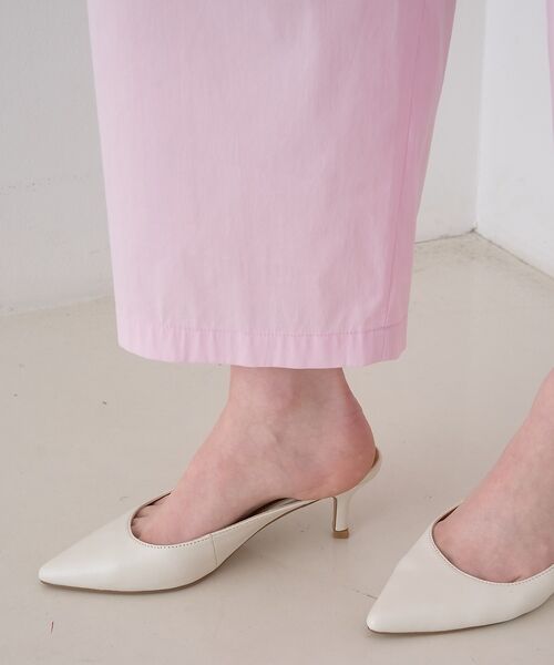 Rouge vif la cle / ルージュ・ヴィフ ラクレ ショート・ハーフ・半端丈パンツ | 【ロングセラー】【2026SS新色登場】イージーワイドパンツ/ウエストゴム/クロ | 詳細25